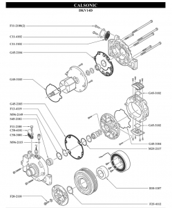   Calsonic DKV14D