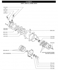   Sanden SD507A2